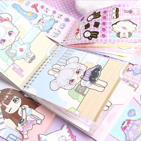 Hayoung's Princess Play Season 1 Dress Up Sticker Set of 31, a popular character in Korea