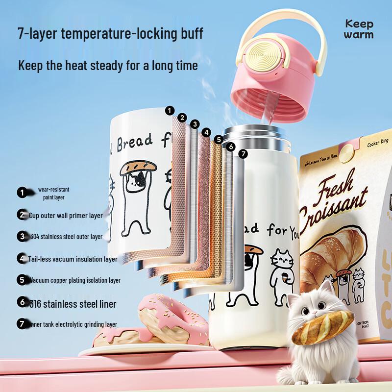 COOKER KING 316 Stainless Steel Thermal Mug 500ml