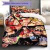 Cartoon Pattern Bedding Quilt Set Quilt Cover Pillowcase Home Decoration Birthday Gift (1 * Duvet Cover + 2 * Pillowcase, Without Core)