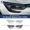 Gerookt Zwarte TPU Koplamp Beschermfolie voor Renault Megane 4 2017-2022