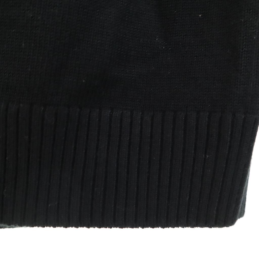 Unused KARL LAGERFELD Long Sleeve Sweater M Black Knit Women Used