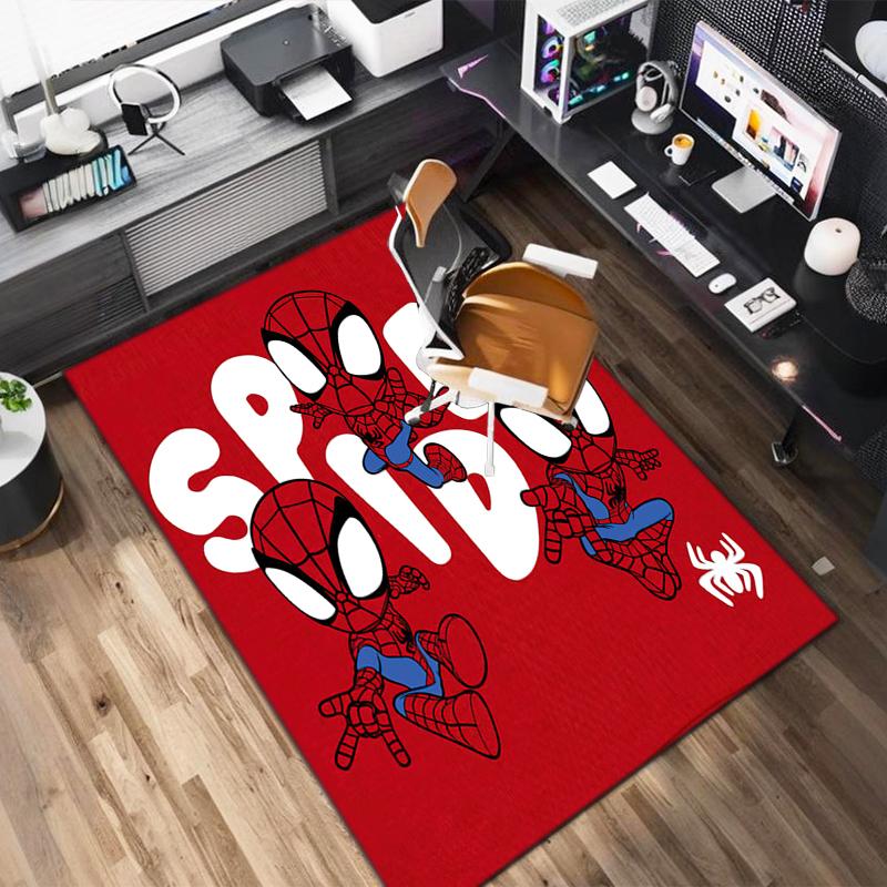 1PC Spider-Man Rug - Home Decoration Carpet For Living Room Bedroom Flooring Computer Chair Area Rug
