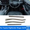 Interior Accessories For Toyota Highlander Kluger XU70 - 2024 2025 Ide Door Armrest Strip Window Lift Switch Trim