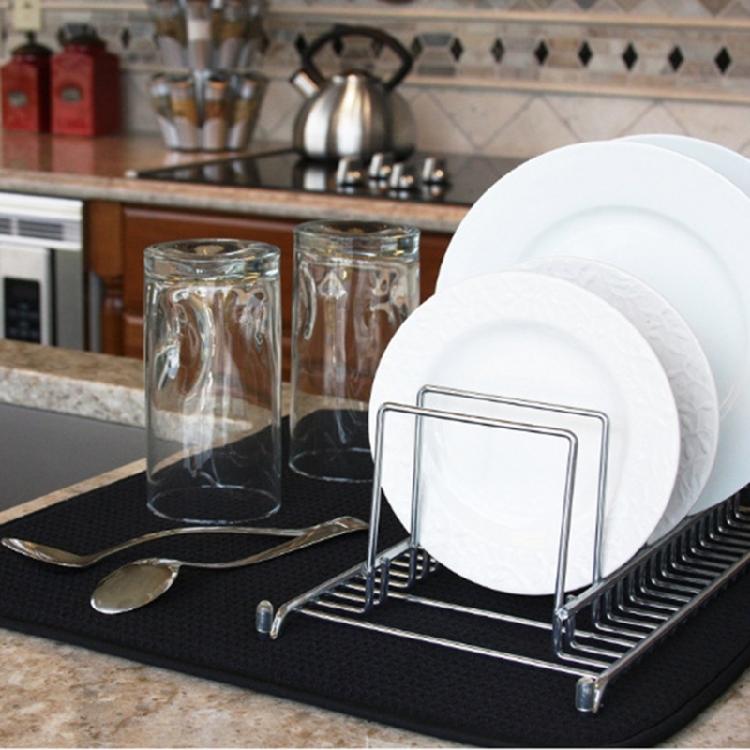 Kitchen Pad Washable Fast Drying Pad Dish Drainer Mat For Kitchen Counter