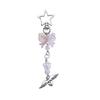 Multicolor Car Keychain for Women Stylish Pentagrams Keyrings for Fashion Lovers