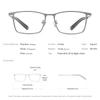 FONEX Titanium Prescription Glasses Custom Myopia Optical Eyewear Men Square Magnet Eyeglasses 3D Night Vision Polarized 85760