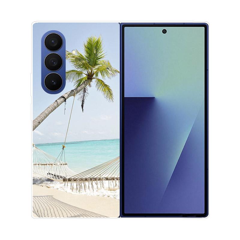 For Samsung Galaxy Z Fold 7 5G Phone Case Cover Transparent Back Protective Shell Coque For Samsung Z Fold7 Clear Hard PC Fundas