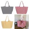 Pattern Checkered Simple Large Capacity Women Casual Canvas Tote Bag Daily For