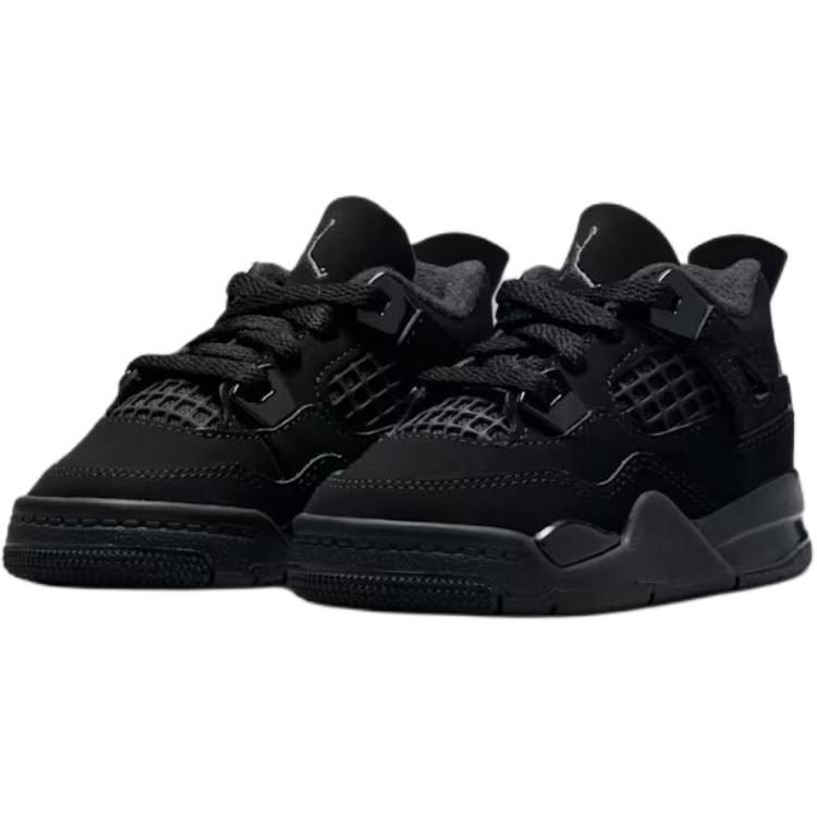 Air Jordan 4 Retro TD Black Cat 2025 Babysneaker Light-Graphit IB4387-010