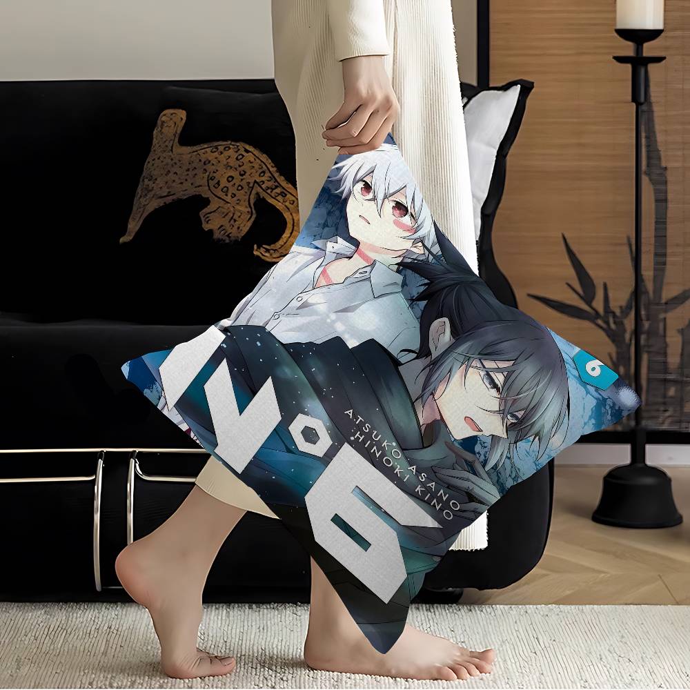 NNo Anime Personalized Pillow Dust Cover Bedroom Kids Party Decoration Pillowcase Birthday Children Gift