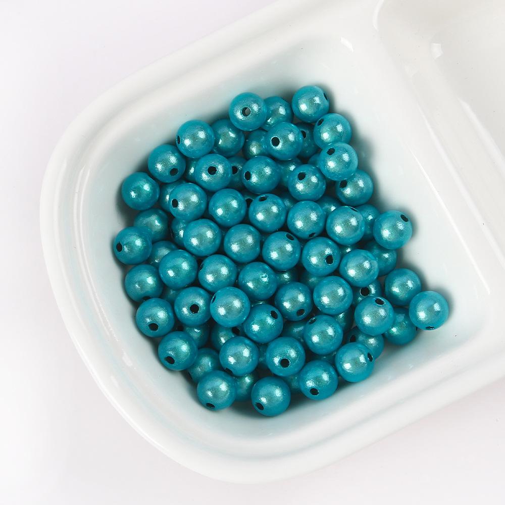 Color Dream Reflective Laser Acrylic Round Beads Diy Bracelet Necklace Accessories Handmade Jewelry Materials