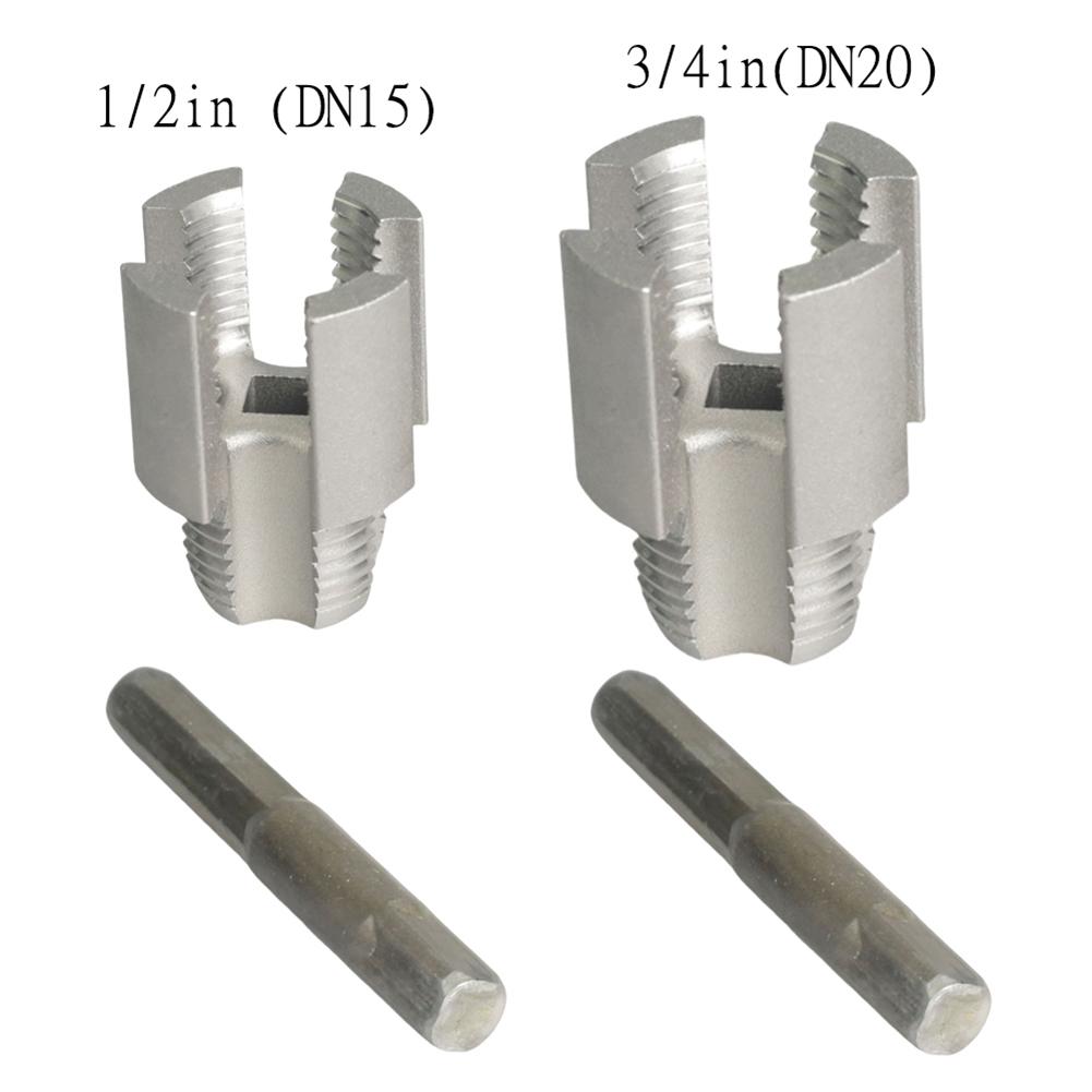 Steel Water Pipe Threader 4/6 Points Internal External Pipes Threading Tools PPR Waterpipe Thread Wire Opener Tap Tapping Kits