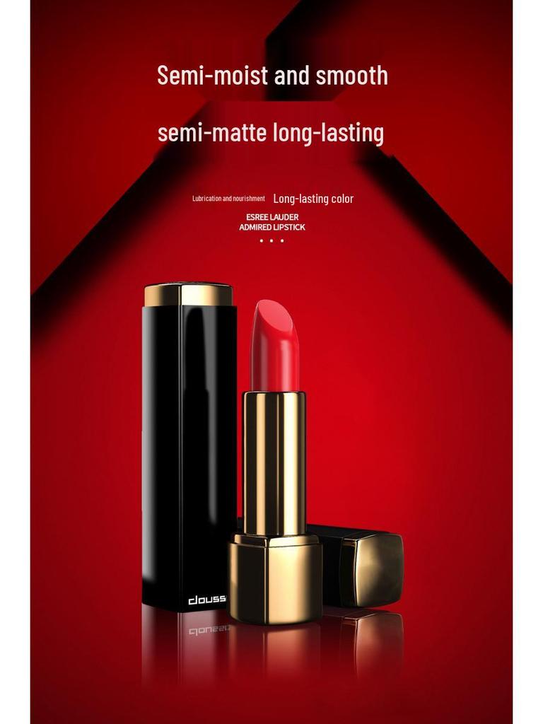 Moisturizing Matte Milk Tea Lipstick: Hydrating, Long-Lasting, and Fade-Resistant Nude Shade for Students