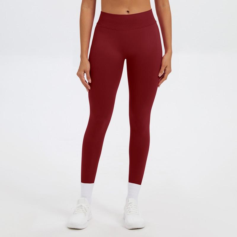High-Waisted Seamless Yoga Leggings With Butt-Lifting Support Stretchy Workout Pants Women