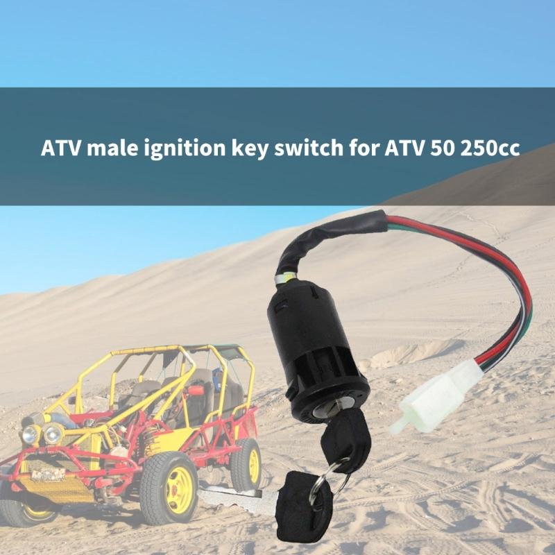 4 Wire Motorcycle Ignition Switch+Key for 50 70 90 110 125 150 200 250CC ATV Dirt Bike Pocket Bike