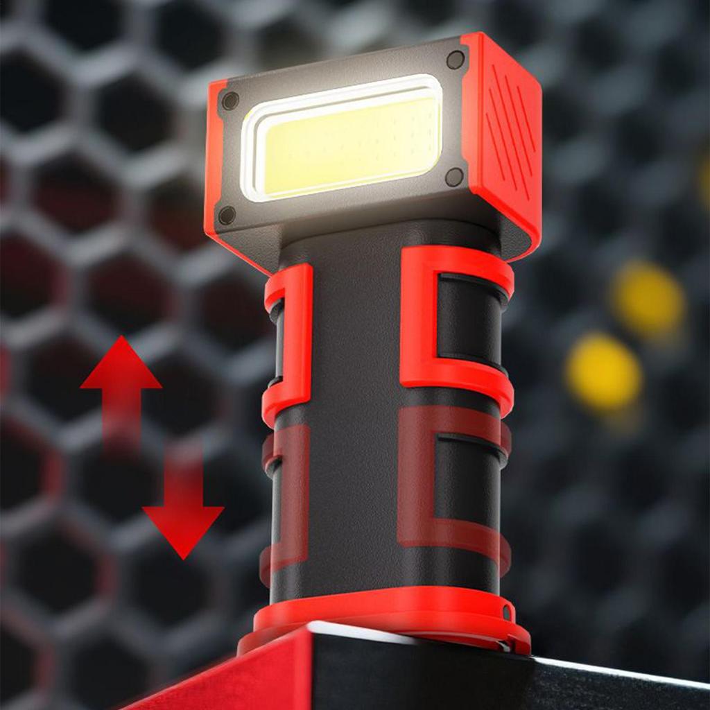 Mechaniker Arbeitsleuchte 180-Grad-Drehung Auto Arbeitsleuchte Typ-C Aufladung Doppelhaken Digitalanzeige Lampe Für Detaillierung Werkstatt