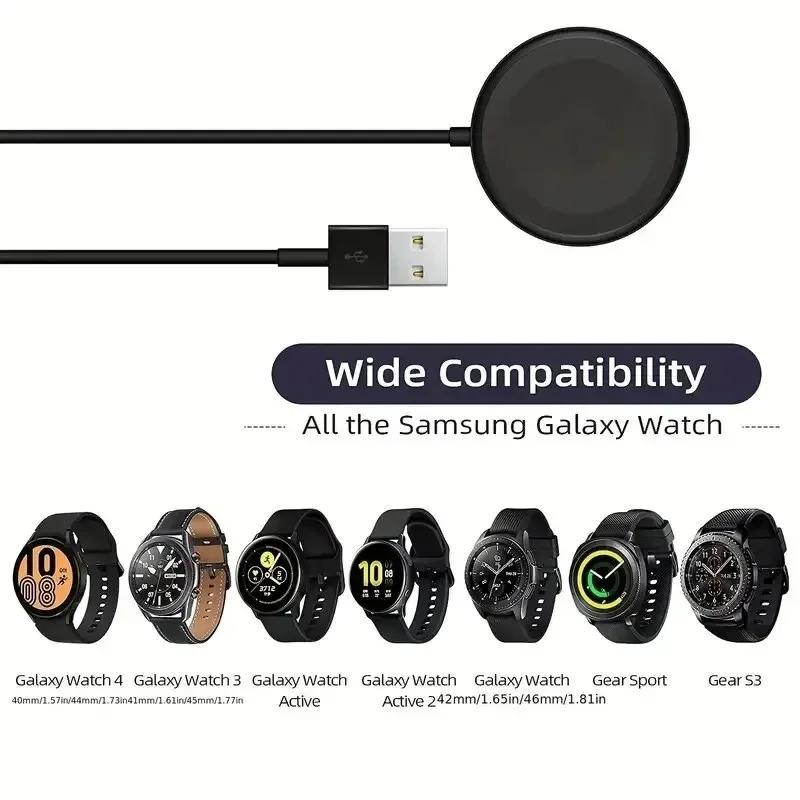 Watch Wireless Charger For Samsung Galaxy Watch 7 8 Pro Active 2 Portable USB Type C PD Cable Fast Charging Dock Station