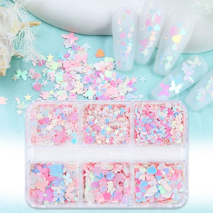 Nail Glitter Sequins Mix Manicure Decoration Sparkling Sequins for DIY Nail Art