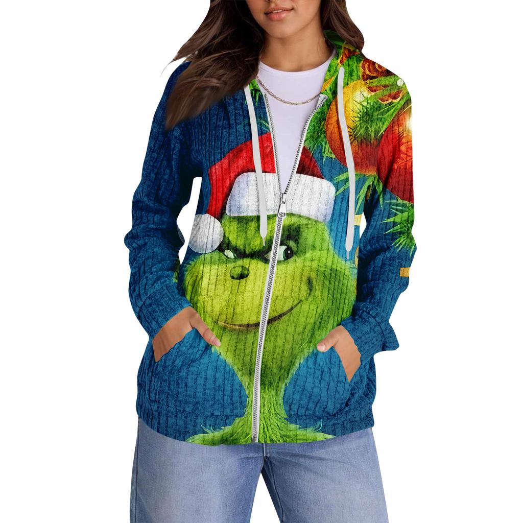 Mikiny pro ženy Trendy topy Ležérní Podzimní Móda Mikina s dlouhým rukávem S kapsami Svetr Lehký