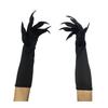 Black Ghost Cat Demon Paw Gloves Full Finger Women Long Mittens  Cosplay