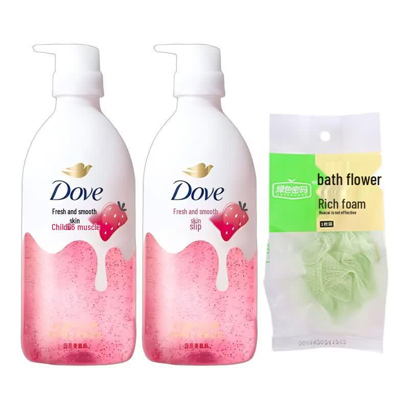 Dove Sweet Strawberry & Oat Milk Essence Shower Gel