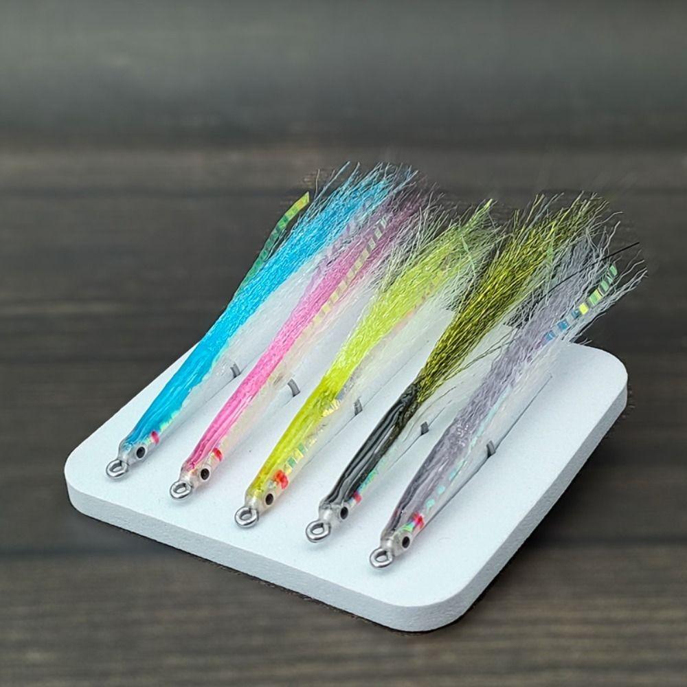 Realistic Fish Eye Surf Candy Fly Lure Stainless Hooks Sea Trout Fly  Saltwater Fishing