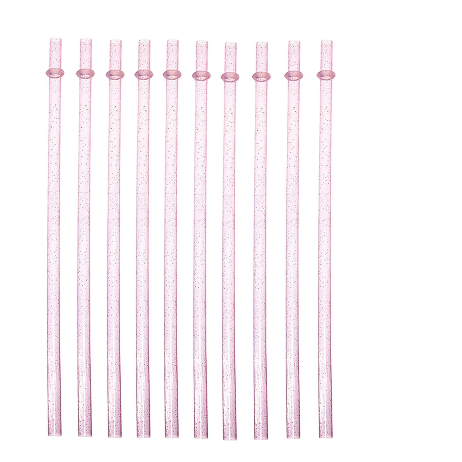 

Reusable Plastic Flash Cup Straw One Size рожевий