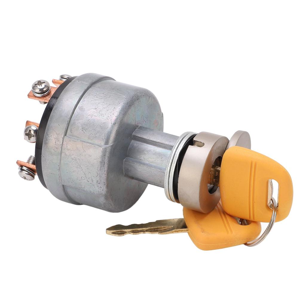 Comutator de aprindere cu 6 pini cu 2 chei, comutator de pornire pentru excavator, înlocuire pentru Daewoo DH200