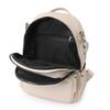 Women's Soft Leather Backpack Large Capacity Travel Bag Portable Commuter Schoolbag