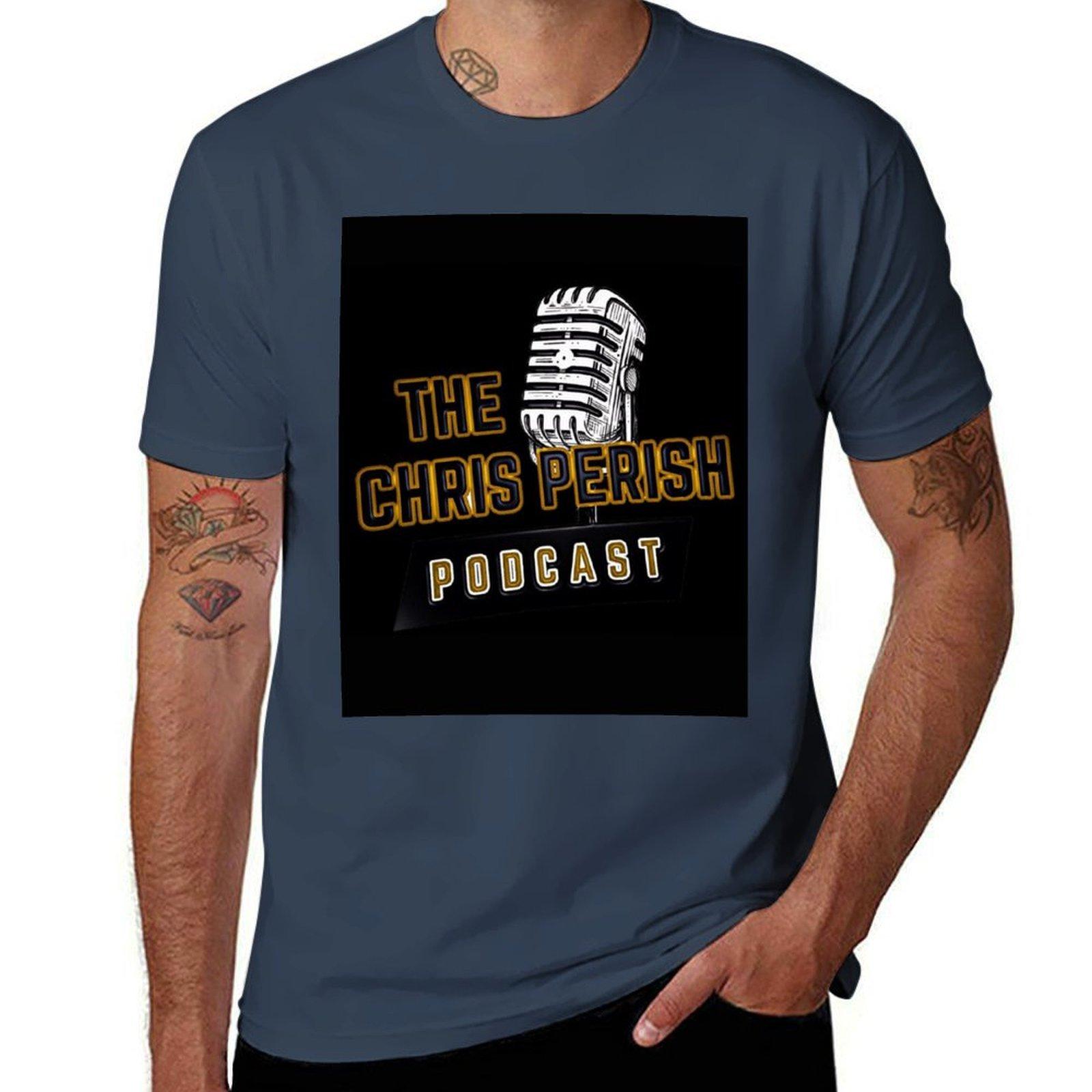 The Chris Perish Podcast Tshirt Thanksgiving Casual Tee S