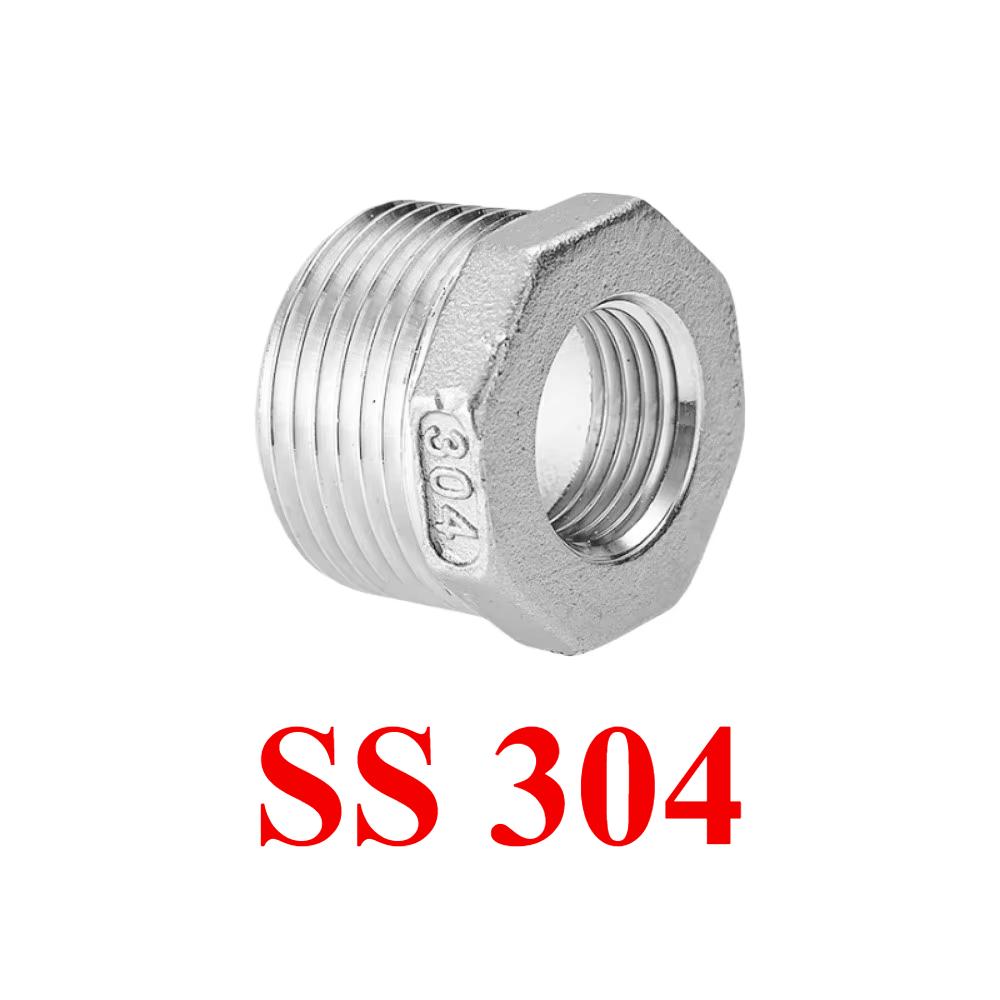 

1/8 1/4 3/8 -4 NPT BSP Male To Female Reducing Hex Bushing 201 304 316 Stainless Reducer Coupling Plumbing Adapter Connector 1l4 To 1l8 Inch&BSPT Male to Female