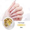 Ultra-Thin Gold Foil Nail Art Glitter - High Gloss, Super Bright Nail Decoration