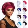 European and American Fashionable Women's Sleep Cap, High Elasticity Cap, Postpartum Hair Care Cap, Satin Wide Edge Sleep Cap