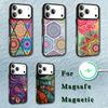 Mandala Art Colorful Phone Case  For iPhone 17,16,15,14,13,12,11,Pro,Max,Plus,Mini,SE4,E Magnetic Magsafe Wireless Charging