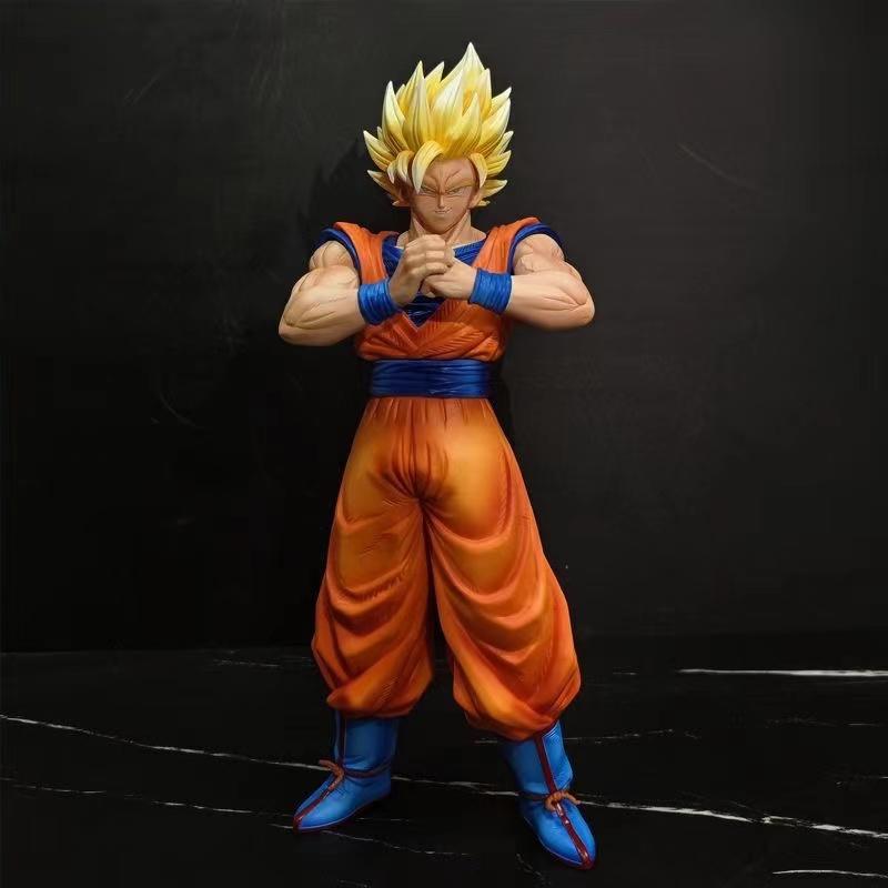 Anime Drogan Boll Ssj2 Gocool Figure Son Gocool Super Saiyan Action Figures 30.5cm Pvc Statue Collection Model Toys Gifts