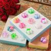 10Pcs Mini Cute Cat Claw Plush Pinch Fun Colorful Halloween Christmas Party Pack Fillers For Pressure Reduction Cartoon Style