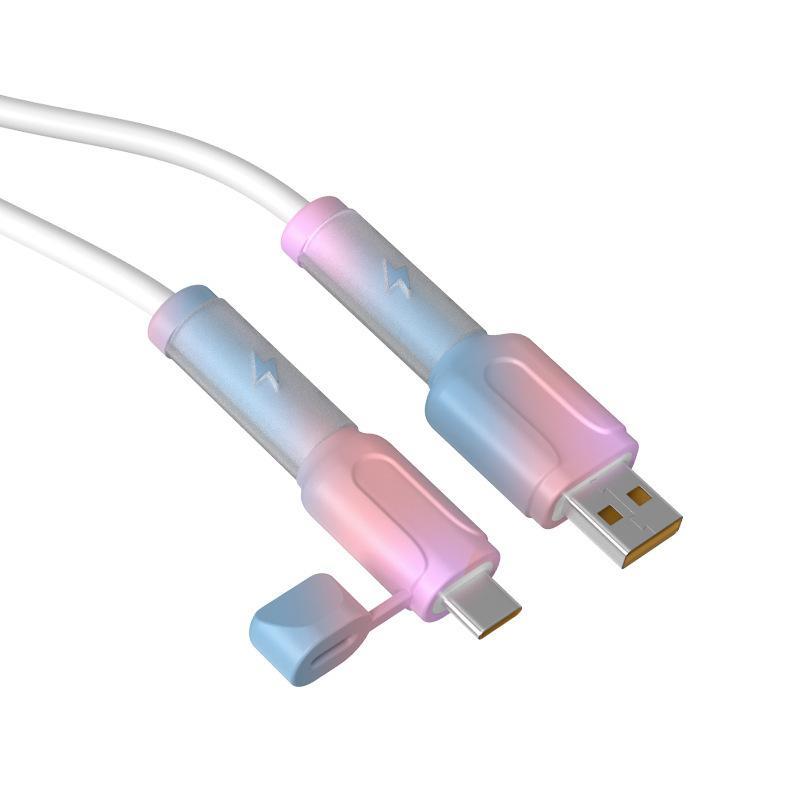Miękki Silikonowy Organizer do Kabla Ładowarki Ochrona USB Typu C Rękaw Ochronny Zapobiegający Złamaniu do Linii Danych Telefonu
