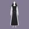 2024 New Flawless Nun Cosplay Costume For Halloween Role Play Virgin Mary Nun Outfit