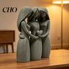 Delicate Detail Figurine Sisters Friendship Statue 3D Printed 3 for Living Modern Minimalist Sculpture Room Office Dorm Apartment Home Decor Heartfelt