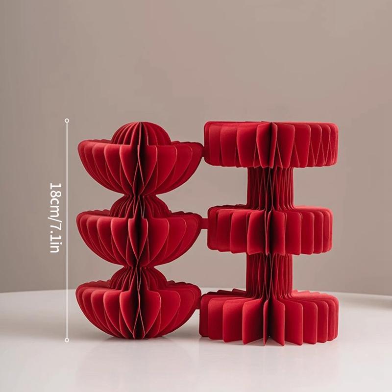 3D Honeycomb Ornament Chinese New Year Decorations Pendants Wedding Christmas Spring Festival Decoration Supplies