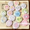 6PCS Cute Cartoon Mini Cartoon Button Badge Kawaii Retro Girls Kids Backpack Pencil Bag DIY Decorative Brooch Pin Accessories