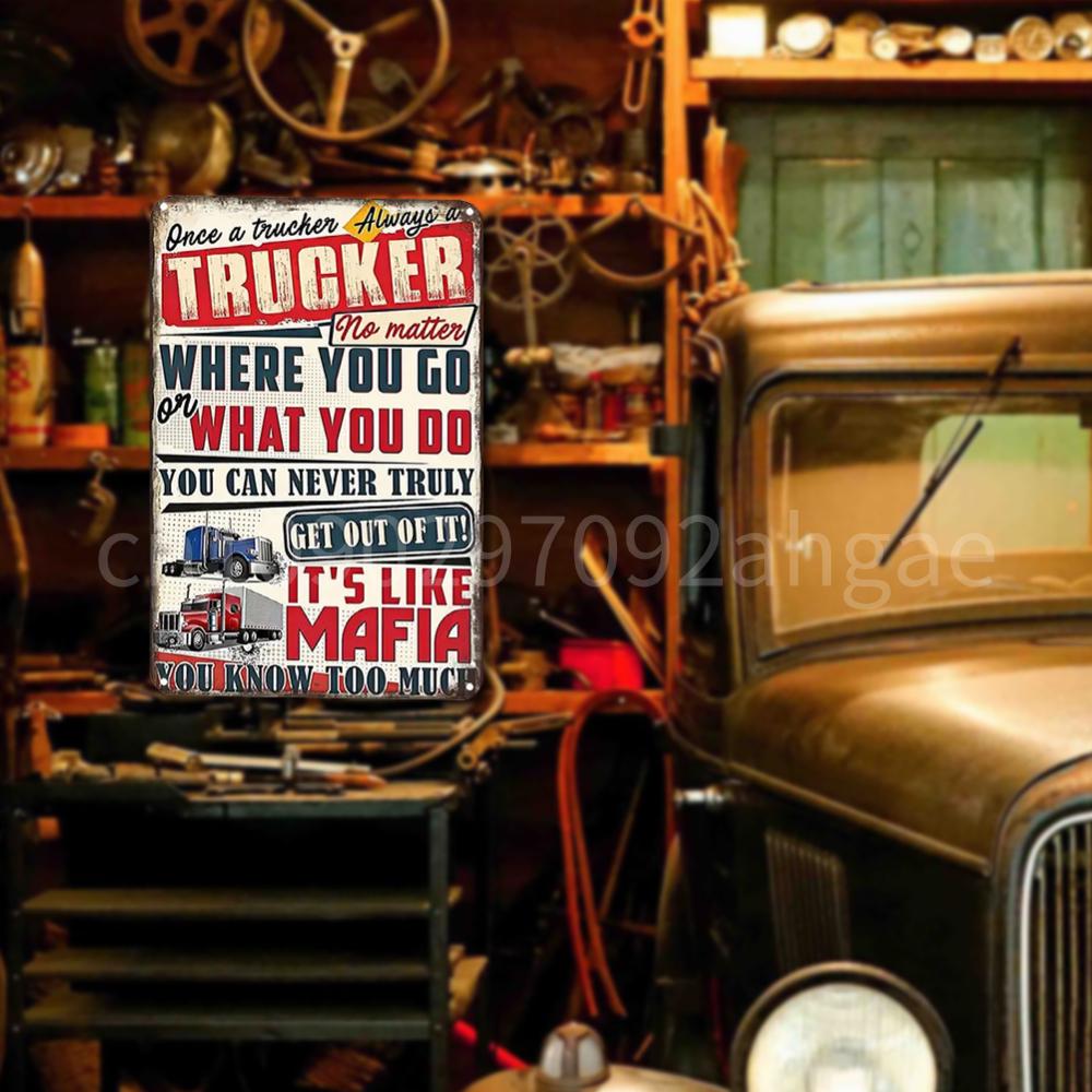 

Vintage Metal Truck Tin Sign Rectangular Iron Painting Wall Home Decor 20x30cm China Mainland