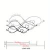 Infinity Metal Wall Art Love Gift Wedding Anniversary Sculpture