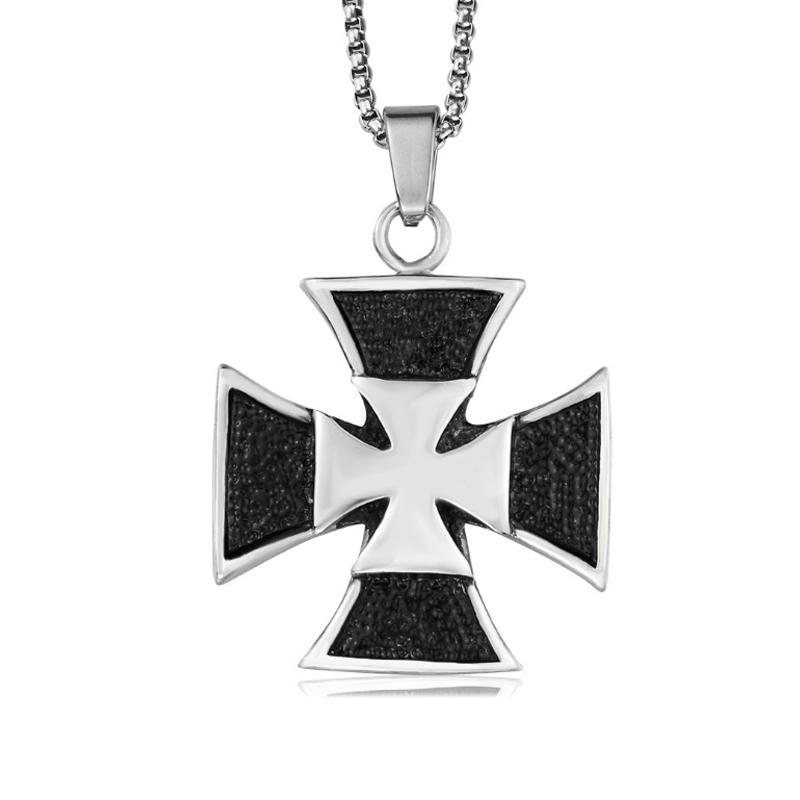 New Retro Celtic Cross Shape Skull Pattern Bracelet Men's Bracelet Fashion Metal Cross Chain Bracelet Accessories Party Jewelry