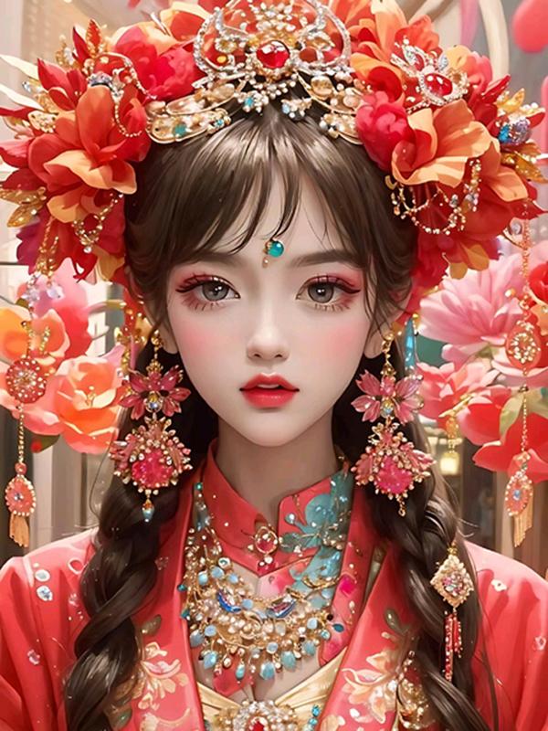 

Алмазная картина Древняя китайская красота Diy Полная квадратная круглая дрель Стразы Вышивка Красивая женщина Мозаика Наборы для вышивки крестом FG1915 Round drill 55x70cm бежевый