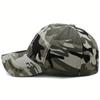 Outdoor Men'S Camouflage Hat Trendy Embroidered Baseball Cap Uv Protection Sun Hat Peaked Cap Military Cap For Fishing Hiking