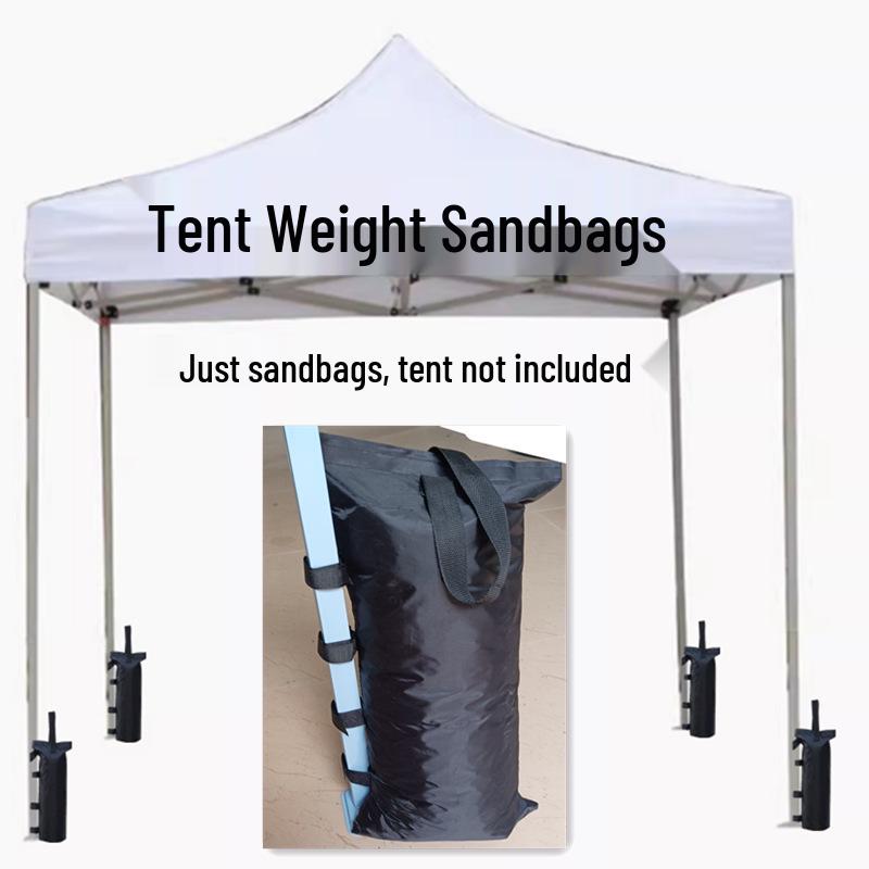 Windproof Tent Weight Bag - 600D Oxford, Telescopic Folding, Outdoor Advertising Sandbag