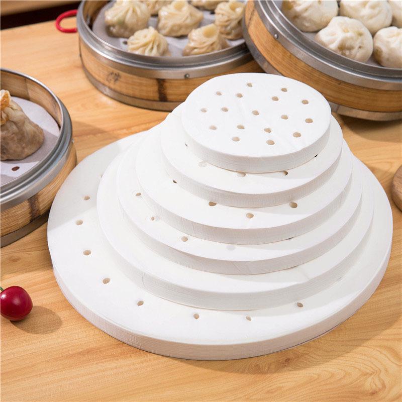 Food-Grade Non-Stick Disposable Steamer Basket Liners for Buns