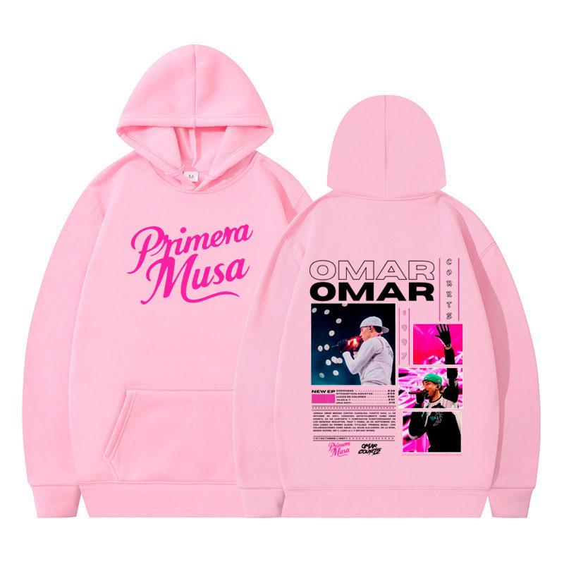 Omar Courtz Primera Musa Album Tour 2025 Hoodie Men Women Aesthetic y2k clothes Pullover Long-sleeved Thick Casual Sportswear