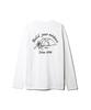 SNOWPEAK Camping Club Long Sleeve T-Shirt - White / Ts-24Su006Wh